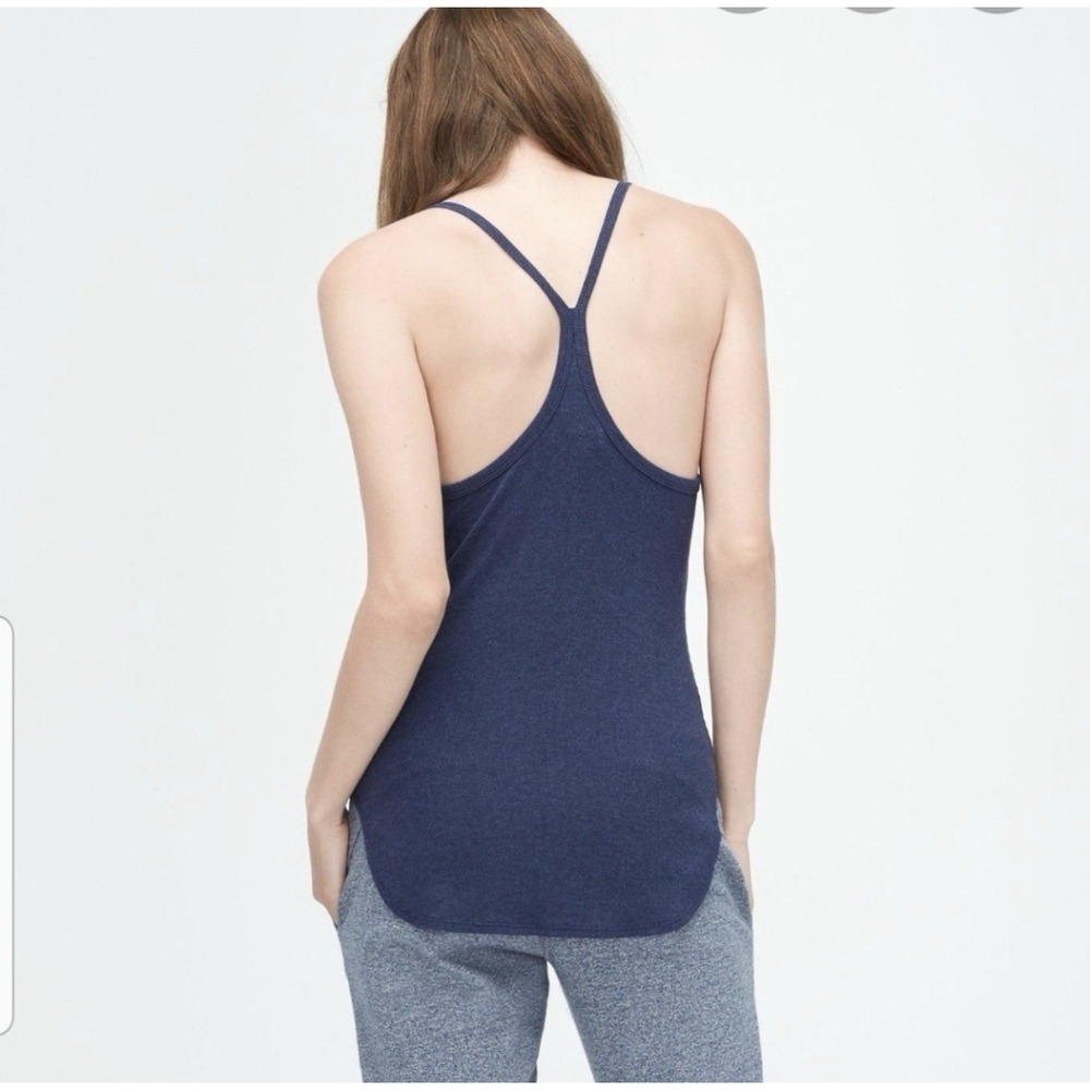 UGG eveline navy blue tank top womens size small Racerback Rayon Super Soft - Picture 3 of 7
